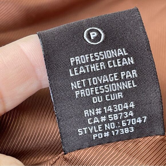 Badgley Mischka
Peplum Leather Jacket in cognac size medium - Picture 14 of 15